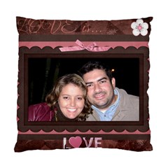 mom dad cushion - Standard Cushion Case (One Side)