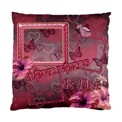 Love Notes Be Min Pink Cushion Case - Standard Cushion Case (One Side)