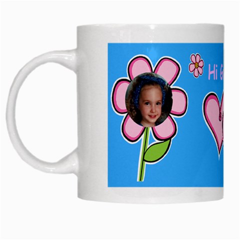 Flowers And Hearts Mug By Deborah Left