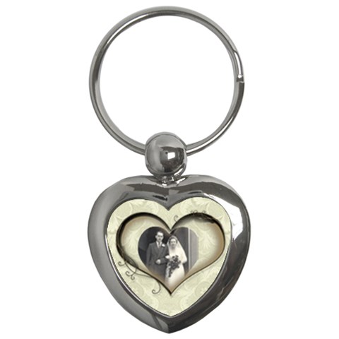 Paper Heart Keyring By Catvinnat Front