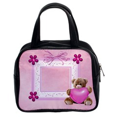 pink teddy bear - Classic Handbag (Two Sides)