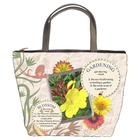 Gardening Bucket Bag By Lil Front