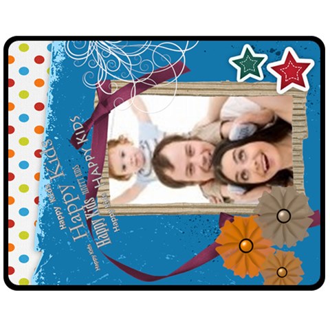 Happy Family By Joely 60 x50  Blanket Front