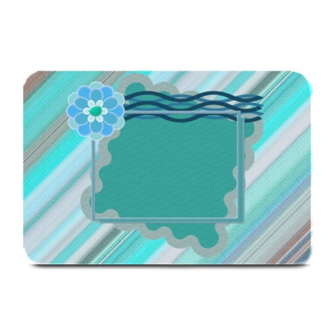 Blue Flower Place Mat By Daniela 18 x12  Plate Mat