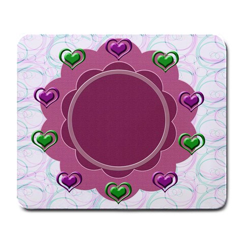 Heart U Mousepad By Daniela Front