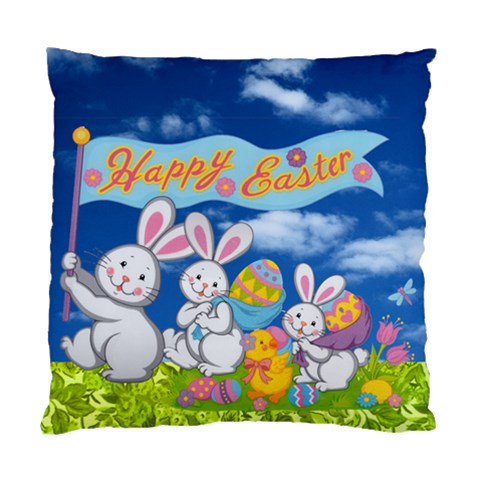 Easter Egg Hunt Double Sided Cushion By Catvinnat Front