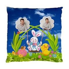 Easter Egg Hunt Bunny single sided cushion - Standard Cushion Case (One Side)