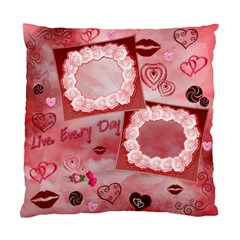 Hearts N Kisses Custom Cushion Case  - Standard Cushion Case (One Side)
