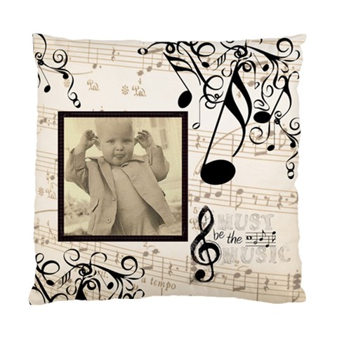 Must Be The Music 2  Double Sided Cushion Cover By Catvinnat Front