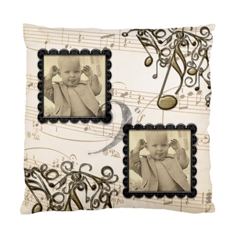 Must Be The Music 2  Double Sided Cushion Cover By Catvinnat Back