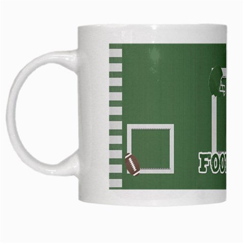 Touchdown (green And Blue) Mug 2 By Chelsea Winsor Left