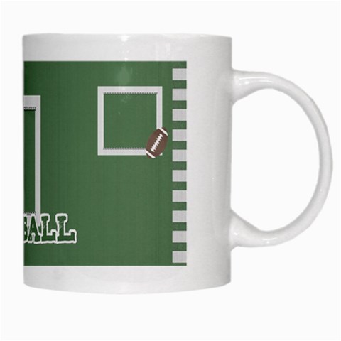 Touchdown (green And Blue) Mug 2 By Chelsea Winsor Right