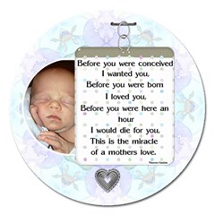 A Mother s Love 5  Magnet - Magnet 5  (Round)