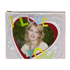 I love you (7 styles) - Cosmetic Bag (XL)