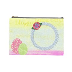 Eggzactly Spring Large Cosmetic Bag 2 (7 styles) - Cosmetic Bag (Large)