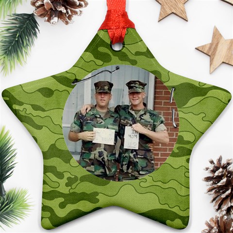 Camouflage Ornament Back