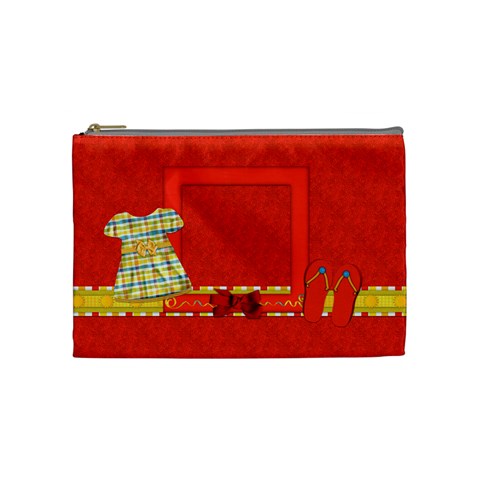 Sunshine Beach Medium Cosmetic Bag 1 By Lisa Minor Front