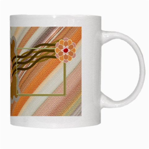 Orange Flower Mug By Daniela Right