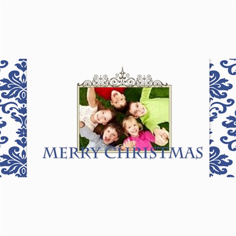 Merry Christmas By Wood Johnson 8 x4  Photo Card - 1