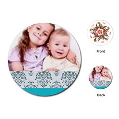 memory - Playing Cards Single Design (Round)