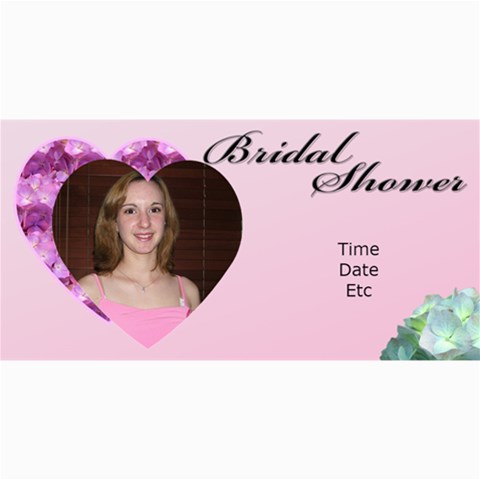 Bridal Shower Photo Card By Deborah 8 x4  Photo Card - 7