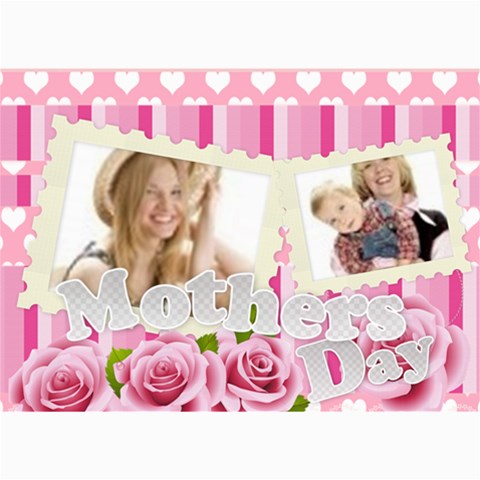 Mothers Day By Joely 7 x5  Photo Card - 1