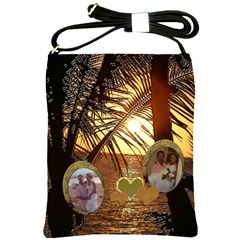 Palm Sunset Love Sling Bag - Shoulder Sling Bag