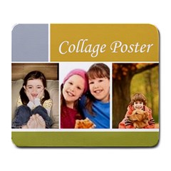 Collage Pster - Large Mousepad