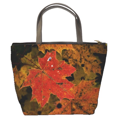 Fallleaf Bucket Bag By Bags n Brellas Back