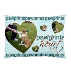 Pawprints in my Heart Doggy Pillow Case