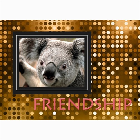 Friendship By Clince 7 x5  Photo Card - 5