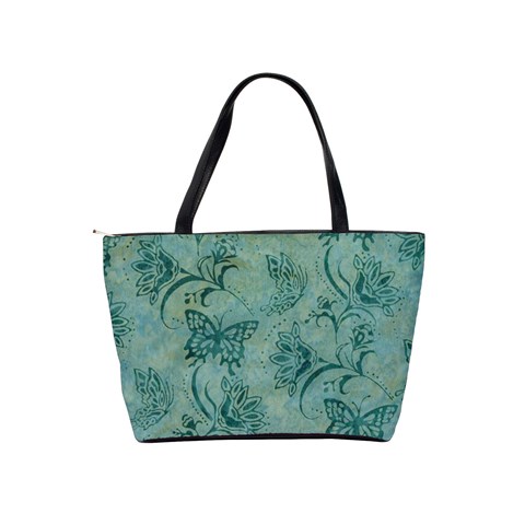 Butterflies Teal Shoulder Bag By Bags n Brellas Back