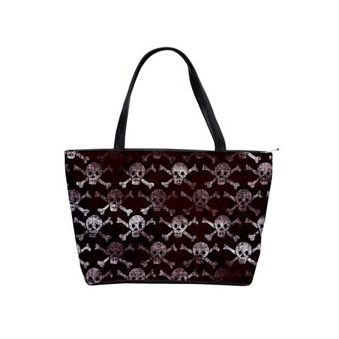 Skull Pattern  Shoulder Bag By Bags n Brellas Front