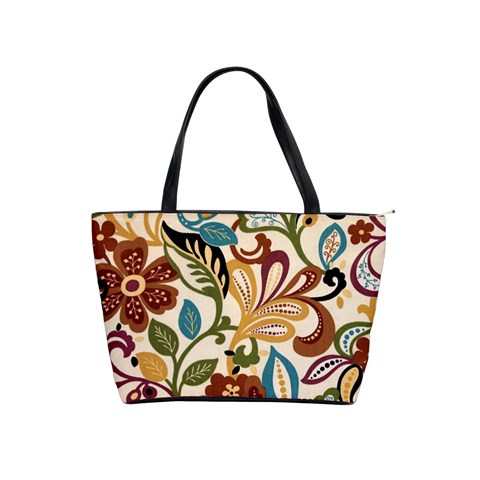 Retro Floral   Shoulder Bag By Bags n Brellas Front