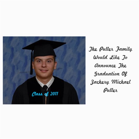 Zack s Grad Card By Doug Mason 8 x4  Photo Card - 3