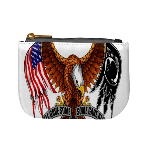 Freedom Mini Coin Purse 3a By Debra Macv Front