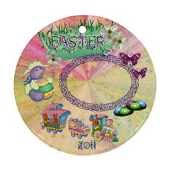 Easter 2023 Round Pastel Ornament - Ornament (Round)