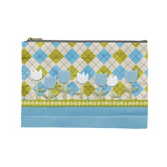 Spring Argyle Plaid Large Cosmetic Bag (7 styles) - Cosmetic Bag (Large)