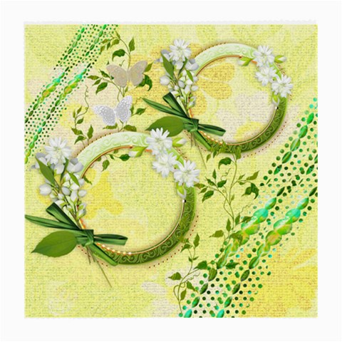 Spring Flower Yellow Gold Glass Cloth Med By Ellan Front