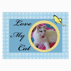 Love My Cat Glass Cloth Large