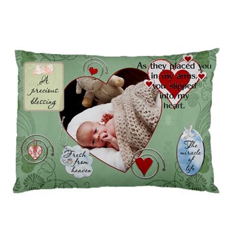 A Precious Blessing Pillow Case By Lil 26.62 x18.9  Pillow Case