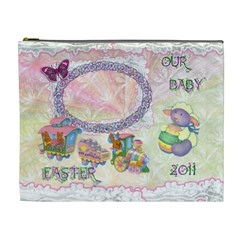 Spring flower floral Our Baby XL Cosmetic Bag (7 styles) - Cosmetic Bag (XL)