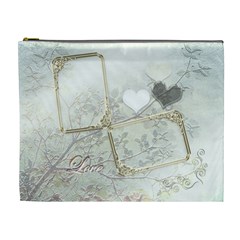 Wedding Love white XL Cosmetic Bag (7 styles) - Cosmetic Bag (XL)