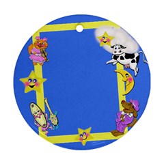 hey diddle diddle ornament - Ornament (Round)