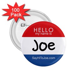 National  Say  Hi  to Joe  Day Buttons -- 2.25 inch --100pk - 2.25  Button (100 pack)