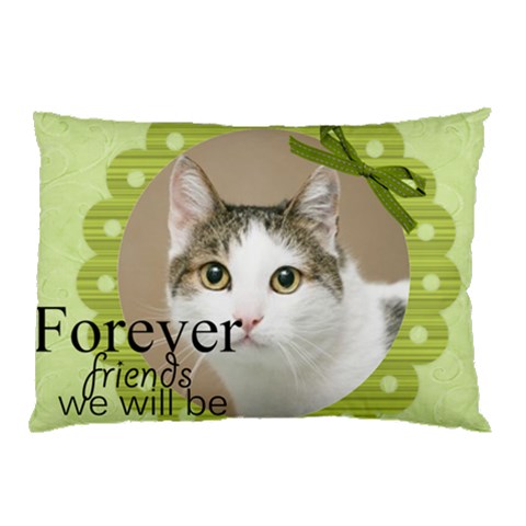 Friend With Pet By Joely 26.62 x18.9  Pillow Case