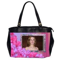 Fresh flower Oversized Office Bag (2 sided) - Oversize Office Handbag (2 Sides)