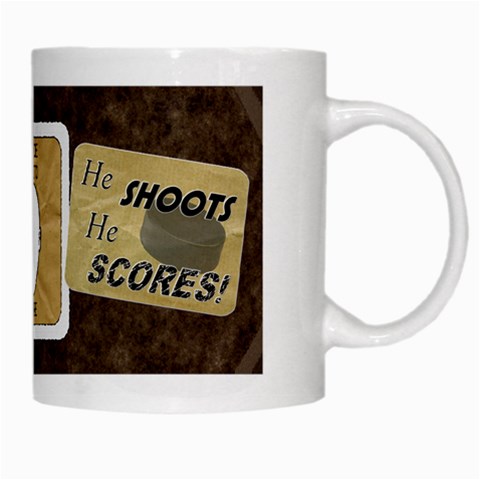 Hockey Mug By Lil Right