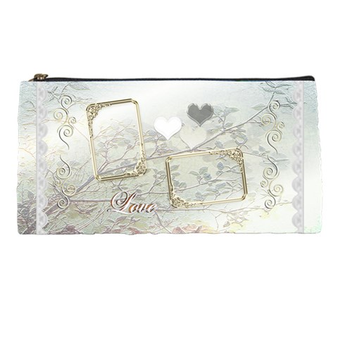 Wedding Love White Pencil Case By Ellan Front