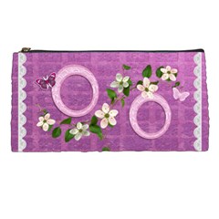 Spring flower floral purple pencil case